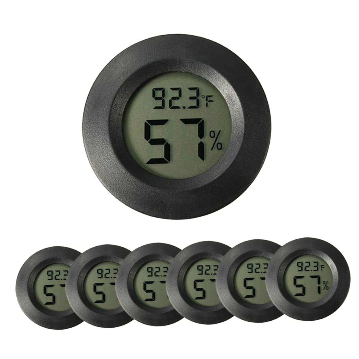 14pezzi Mini Igrometro Termometro Elettronico per Terrari Misuratore umidità Rettili e Utilizzo