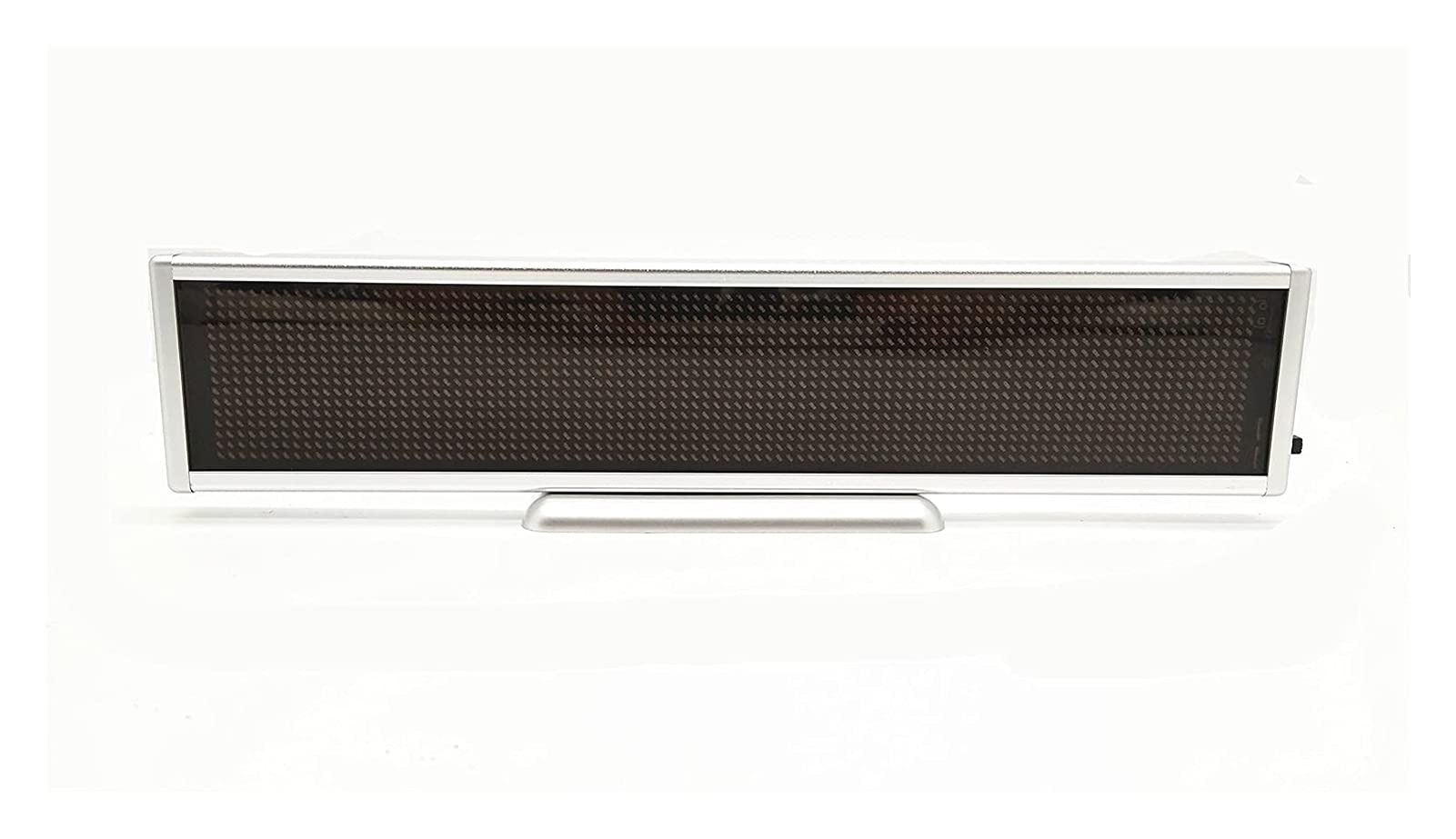 Pantalla De Letrero LED 30 × 6CM Interior DIRIGIÓ Scrolling Sign Pantalla Mensaje Mensaje Mini Mover Desk Board Publicidad Programable Soporte Cualquier idioma (blanco) Festival de fiestas de bares de