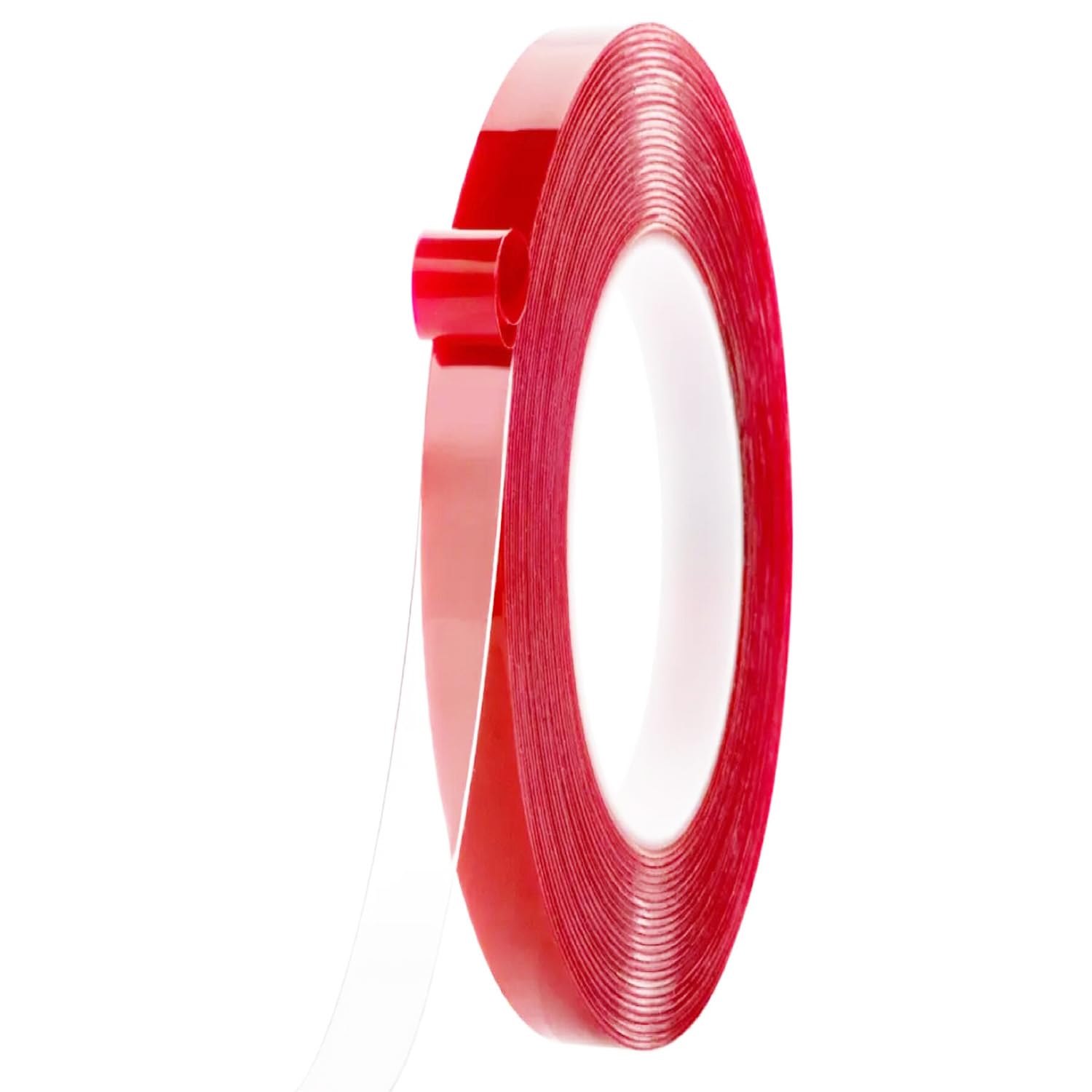 Q.Laomi 10m Doppelseitiges Klebeband -10m x 10mm, Extra Stark Montageband, Wasserdichtes und Hochtemperaturbeständig Transparent Nano Tape für Wand, LED Streifen, Auto, Dekoration und Haus, 10M