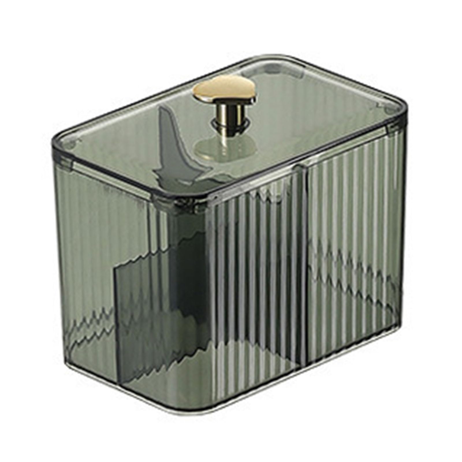 Shurhome Portable Clear Storage Container with Multiple Compartments Cosmetics Holder Jewelry Accessories Organiser Transparency Storage Organiser