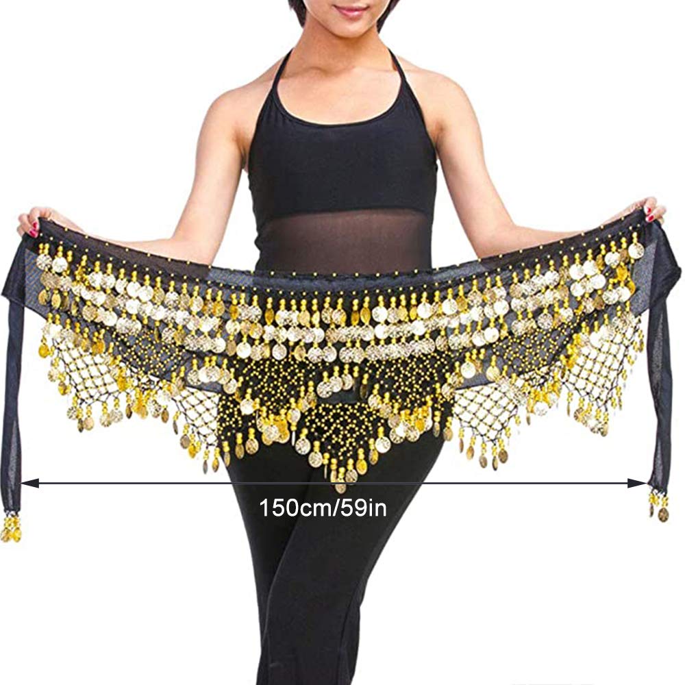 Bufanda para Danza del Vientre, Cinturón Cadena de Cintura de Baile, Decoración de Bailarina