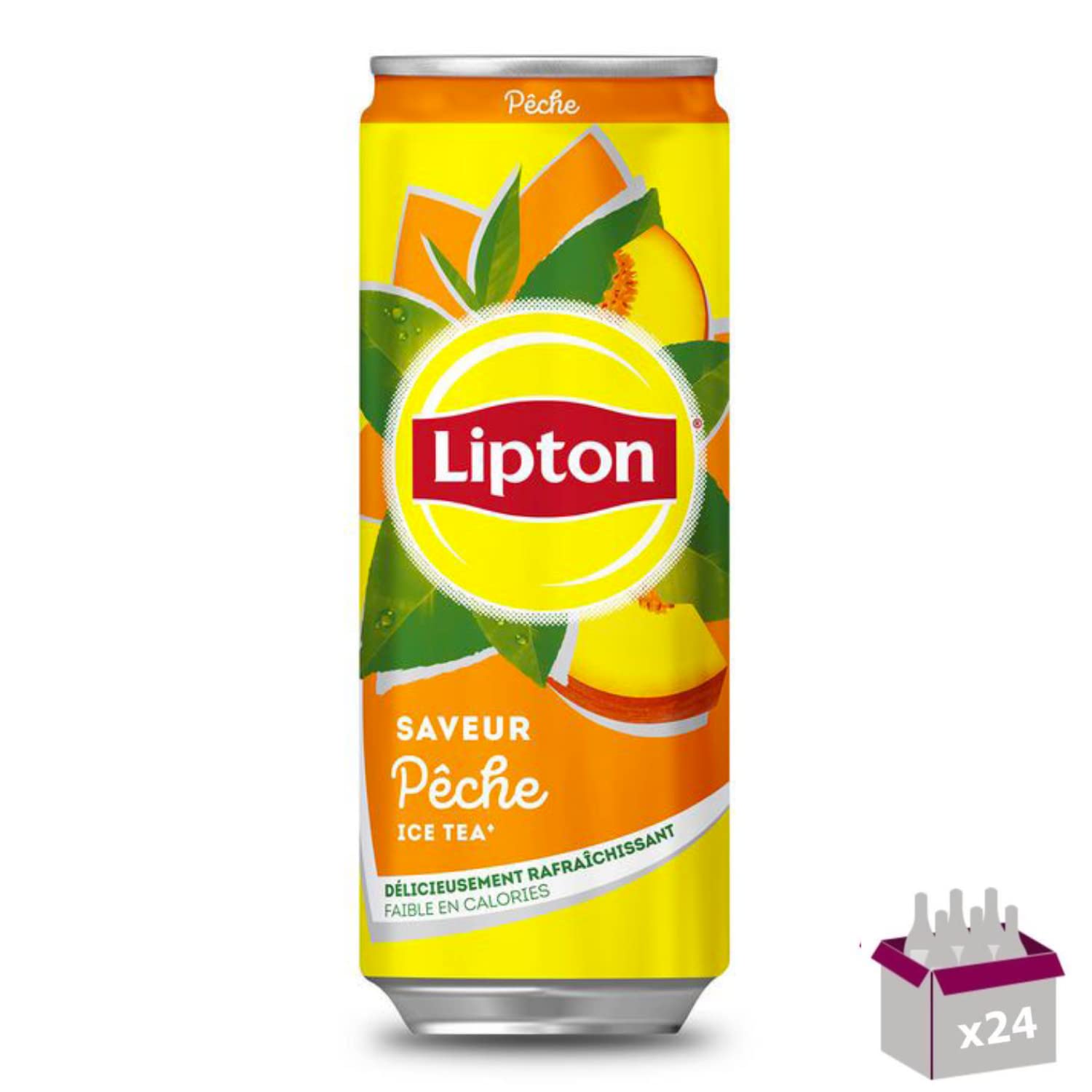 Lipton Ice Tea Pêche Slim - 24 x 33 cL
