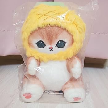 まとめ売り【モフサンドmofusand】フルーツにゃんBIGぬいぐるみ 2種×3 mofusand_fruits_stuffed_toy_bi