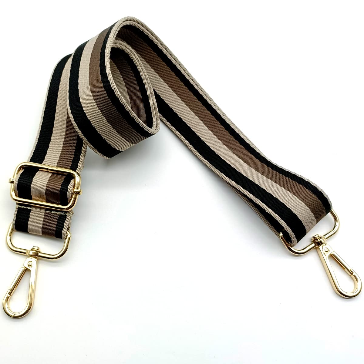 Sangle De Sac Réglable Universelle - Bandoulière Remplacement Pour Sac à Main Femme, Avec Boucle Dorée, 80-130 Cm