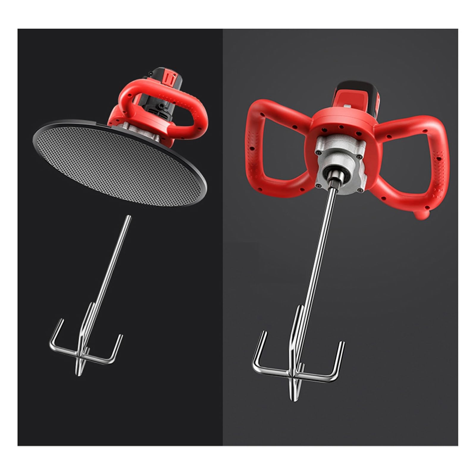 Rozadora de Pared, Pared de paleta mortero cemento hormigón eléctrico 4880W, máquina pulidora alisado, herramienta cubo enyesado albañiles 2880W(Group1 NO Light)