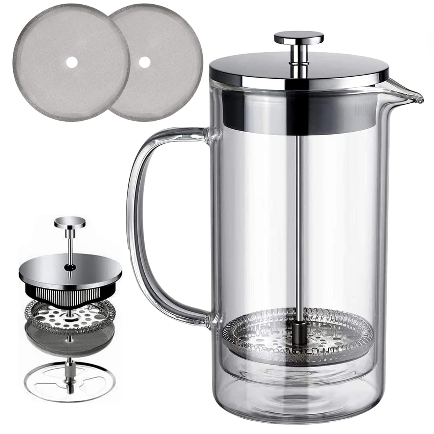 Amazon.com: CATPAN 600 ml French Press Coffee Maker, Cold Brew Amazon.com: CATPAN 600 ml French Press Coffee Maker, Cold Brew