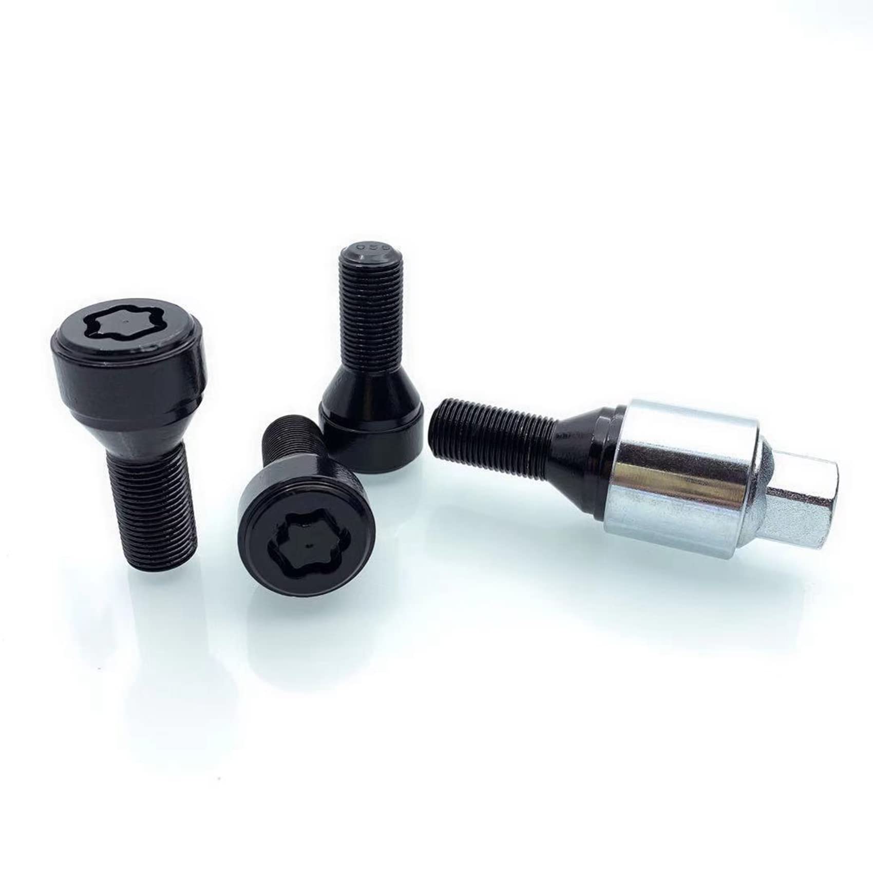 Set di 8 bulloni antifurto per ruota 14 x 1,25 mm per alta tipologia di serratura ruota set 36136792851