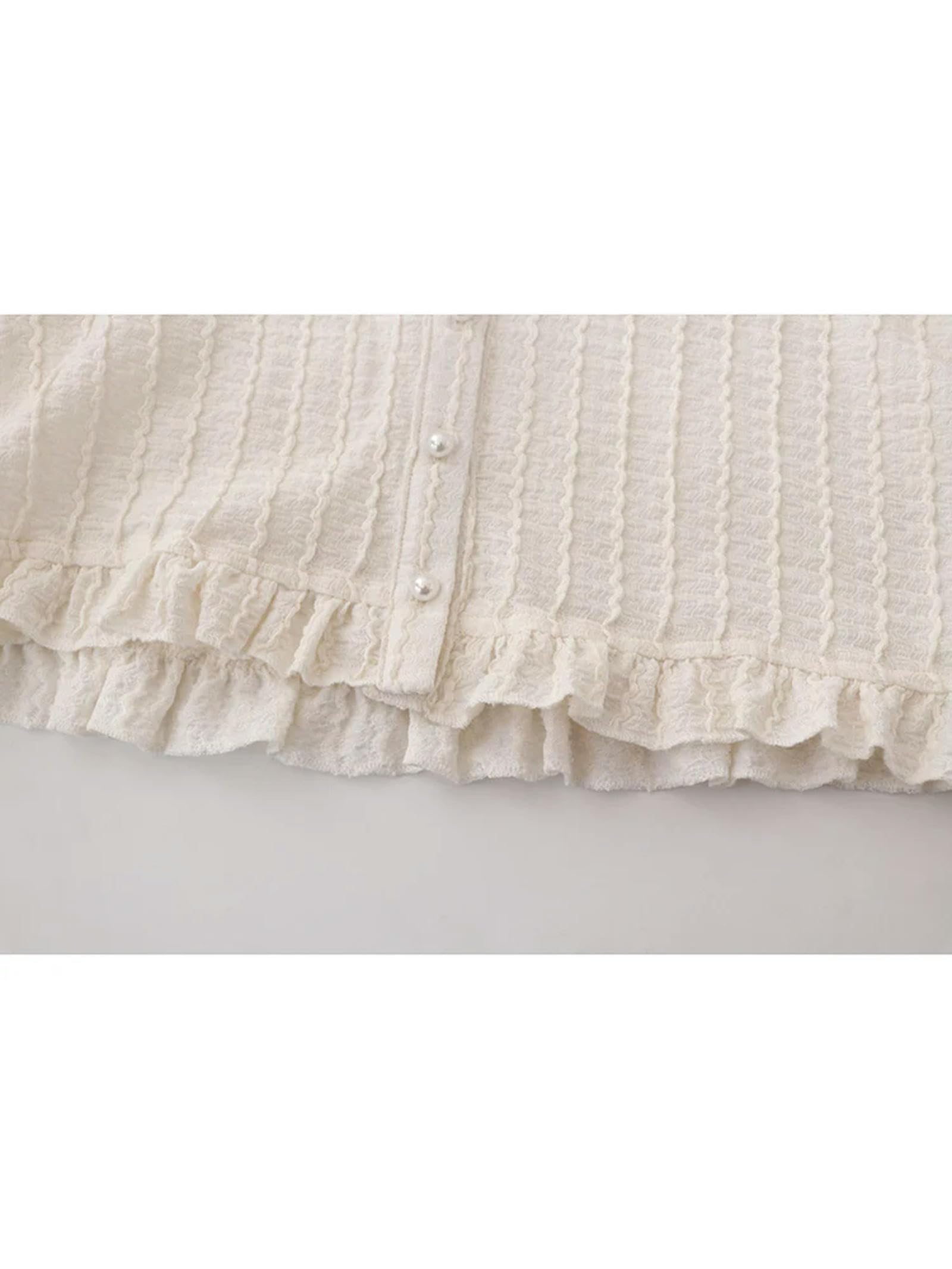 Frauen Koreanische Mode Zwei Stücke Set Französisch Vintage Lange Ärmel Einfarbig Mori Mädchen Bogen Halter Top Ins Straße Nette