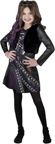 Jazwares Naomi Storm Shadow High - Disfraz unisex para Halloween con vestido, extensión de cabello