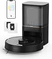 ⭐Verefa⭐ L11 Pro ブラック 自動ごみ収集 ロボット掃除機 Amazon | 【4L自動ゴミ収集】Verefa L11 Pro ロボット掃除機