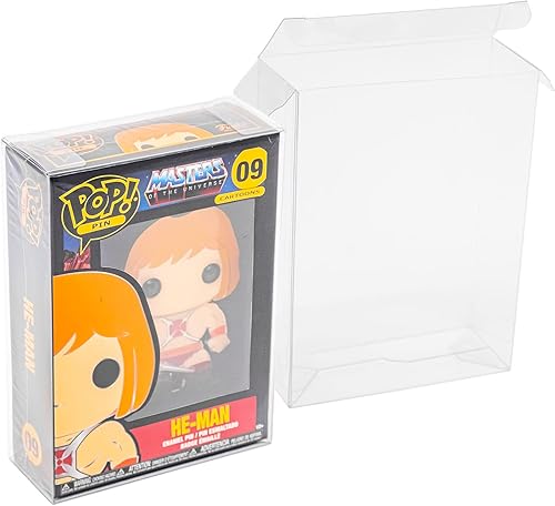 Platinum Protectors Vitrina de plástico compatible con pin esmaltado Funko Pop (paquete de 10)