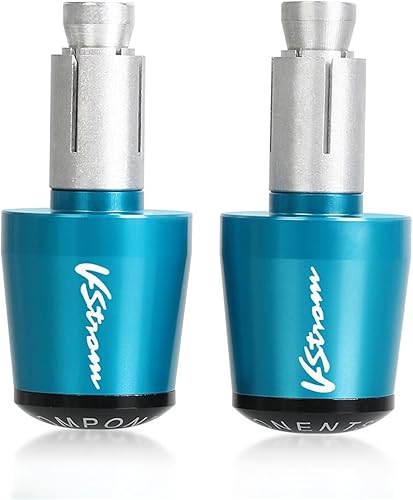 Miniatura 9 de Para Suzuki VSTROM 650 V-Strom 650 1000 1050XT DL250 DL650 DL1000 motocicleta manillar extremos 0.866 in empuñaduras tapa tapón