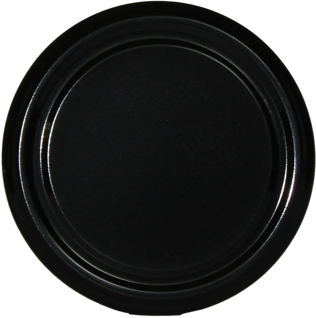 60 x Rundglas 400ml 500g mit 82er Twist-Off Deckel Schwarz