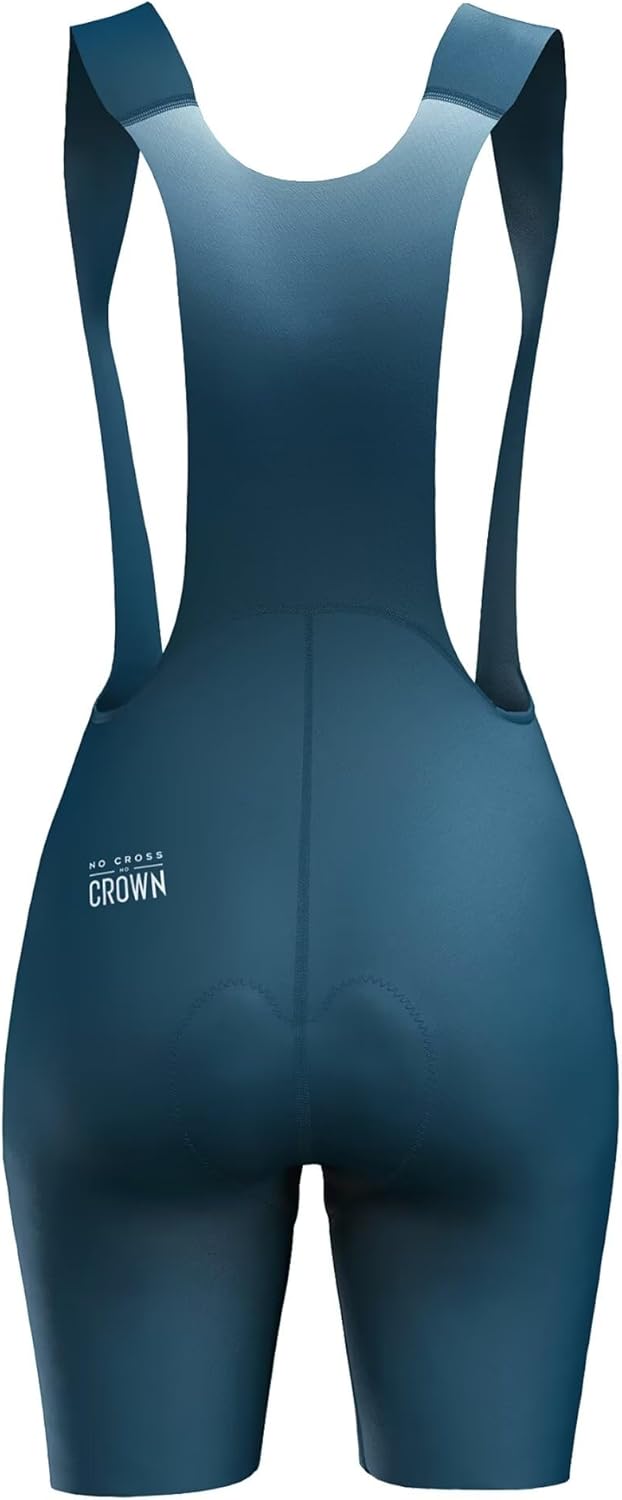 LAMEDA Bike Bibs Shorts Women Padded Cycling Bibs High Waisted with Padding Breathable Bicycle Shorts for Biking Road - Image 8