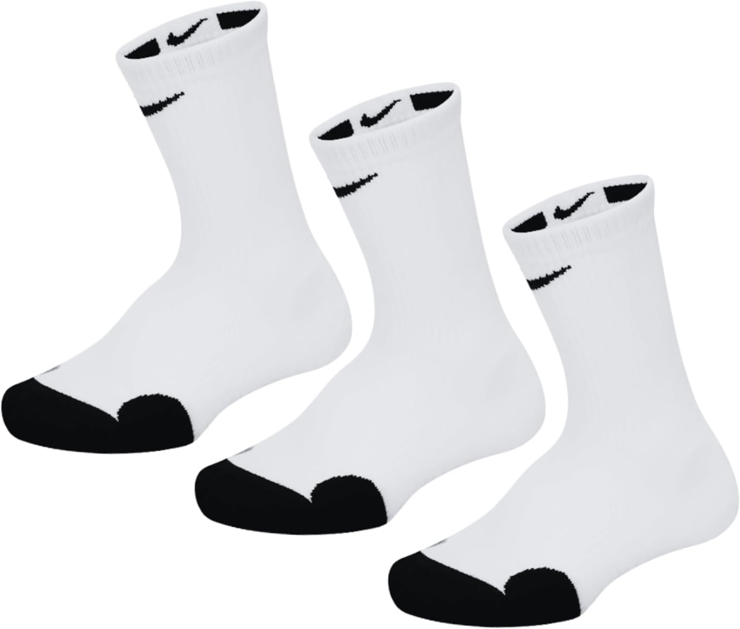 Nike Little Kids' Dri-FIT Elite Crew Socks 3 Pack