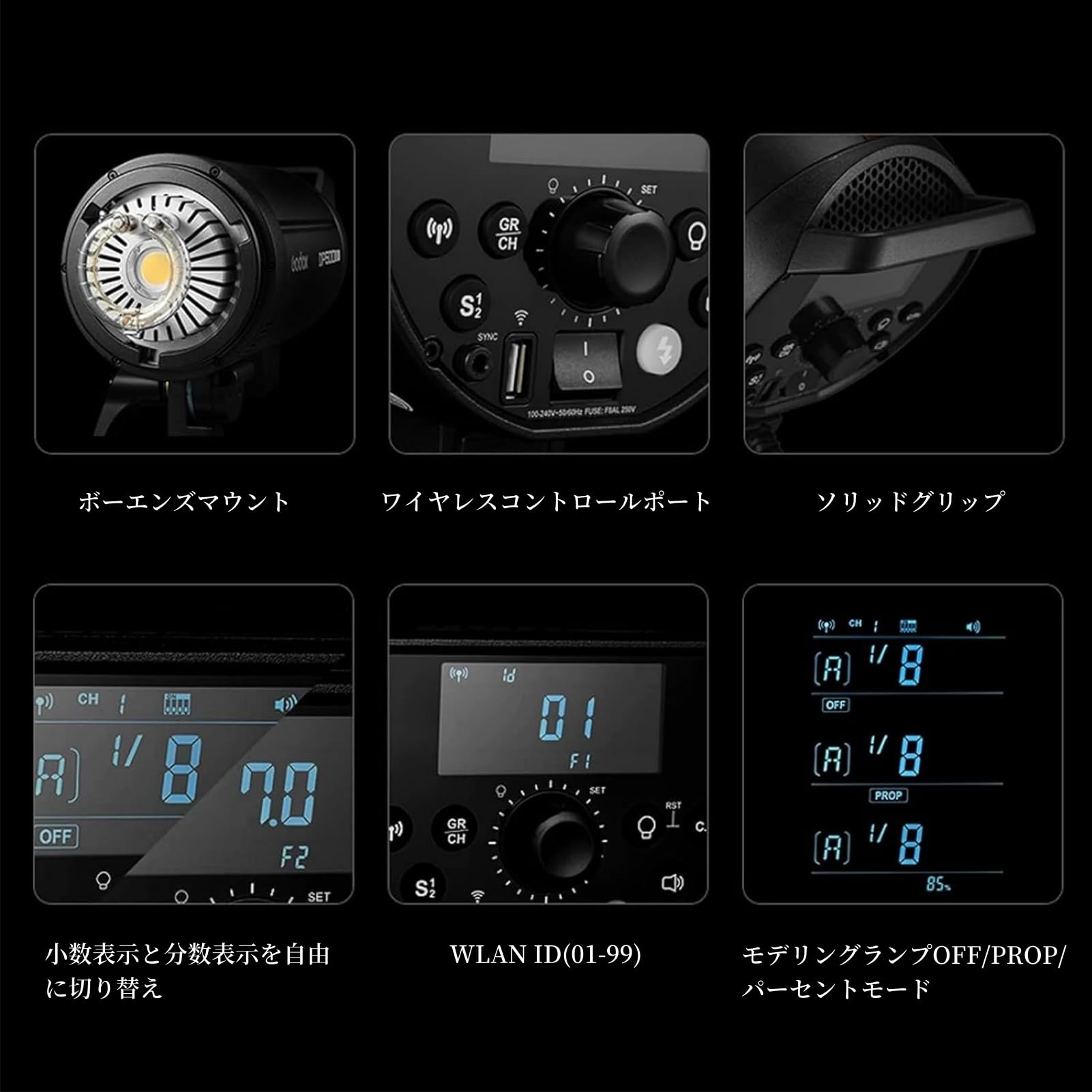 Amazon | 【Godox正規代理】Godox DP600IIIV スタジオ フラッシュ 