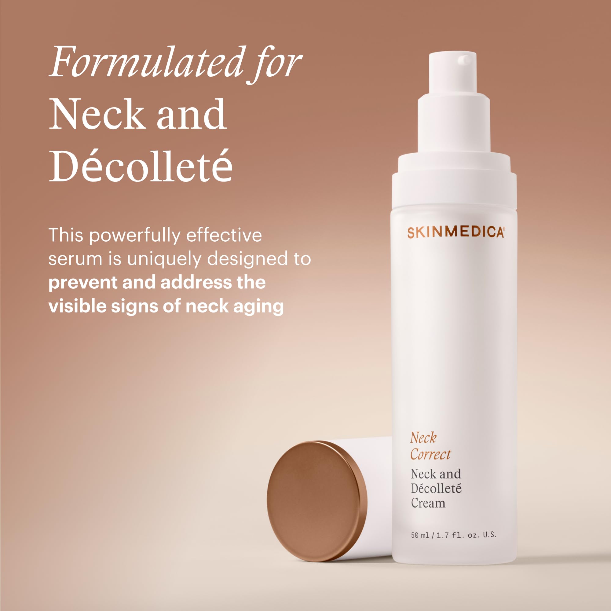 SkinMedica Neck Correct Cream - Your Ultimate Age-Defying Wrinkle Cream for Face & Neck to Visibly Tighten and Lift Sagging Skin, NEW PACKAGING, 1.7 Oz