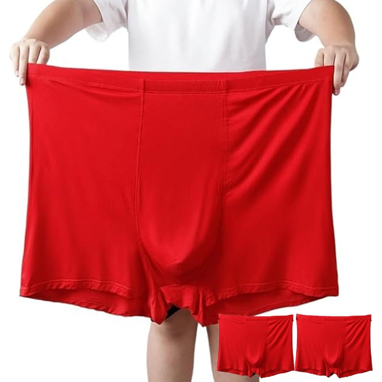 PRIMAL Boxer Uomo Maxi Confort Taglie Forti Cotone Art 3211 Bianco E - Foto 11