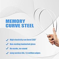 Vista 6 de Gavimnal® 15"+15" Limpiaparabrisas de silicona de repuesto para 2007 2008 2009 2010 2011 2012 2013 2014 2015 2016 2017 Jeep Wrangler/2018 Wrangler