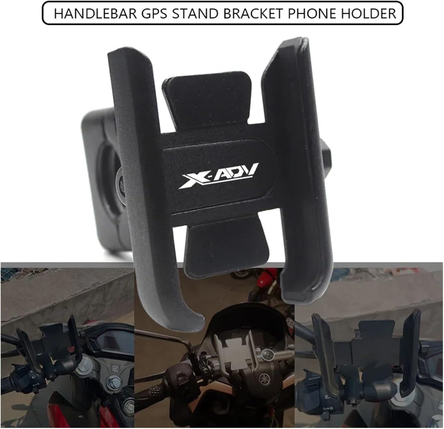Motorcycle Accessories Handlebar Mobile Phone Holder GPS Mount for XADV 750 X ADV 750 XADV750 X-ADV750(Silver)