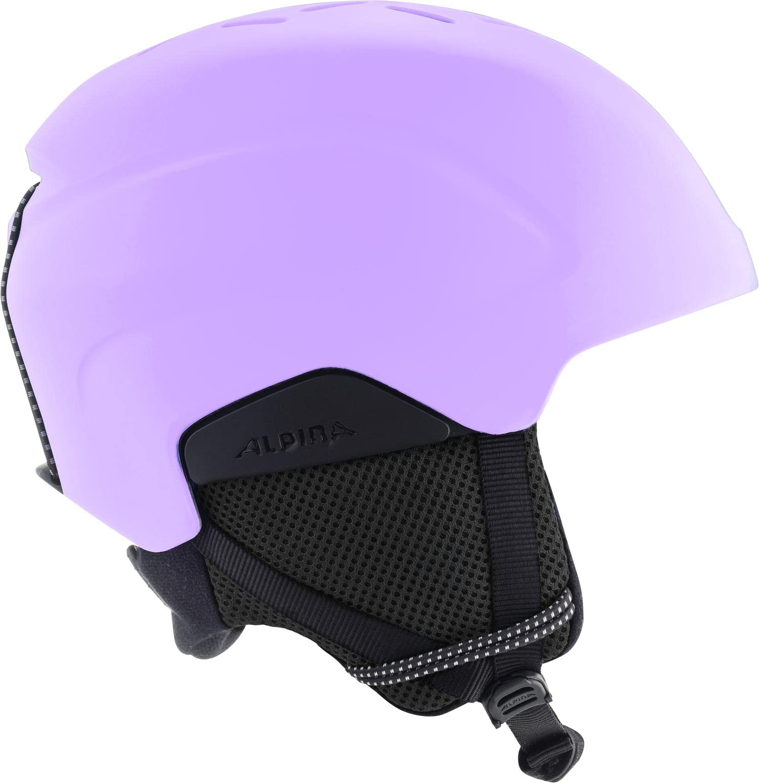ALPINA PIZI - Casco da sci sicuro, infrangibile e regolabile individualmente con cuscinetti auricolari rimovibili, per bambini