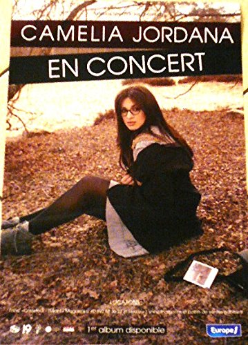 Affiche Camelia Jordana 40X60cm idée cadeau originale pour fans de musique