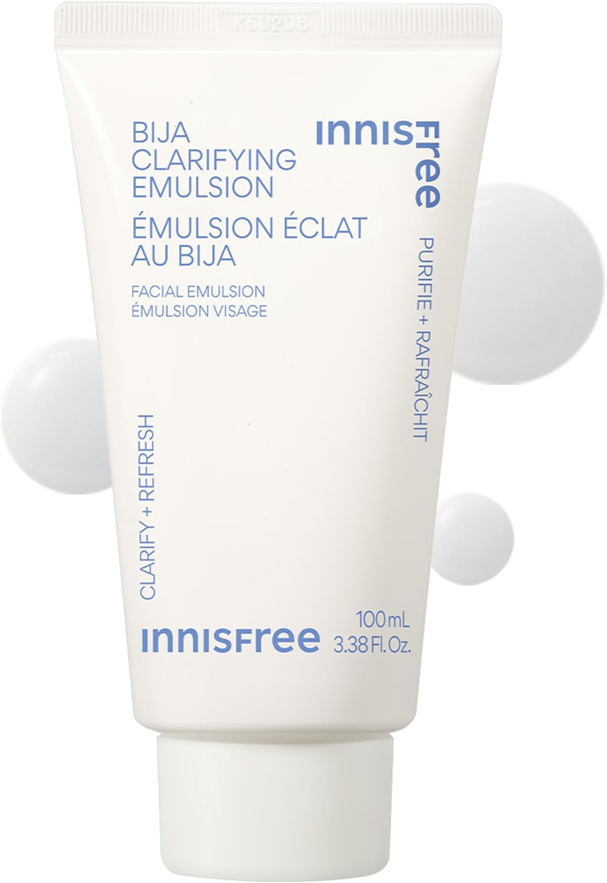 Bija Clarifying Emulsion with Salicylic Acid and Niacinamide, Korean Skincare Lightweight Face Moisturizer