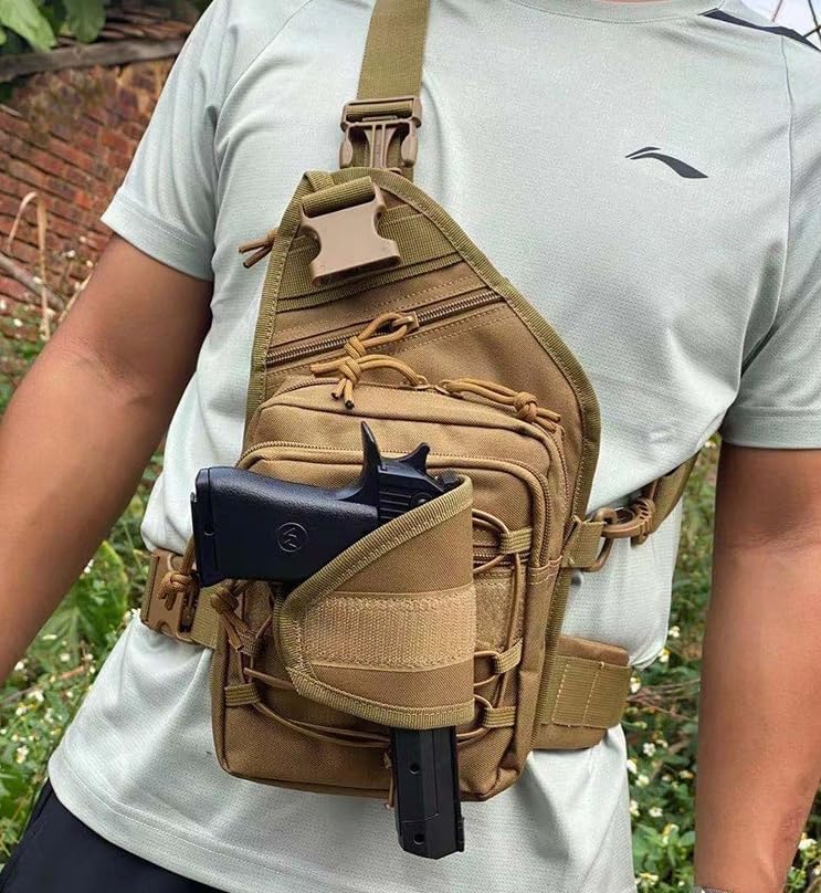 Tactical Backpack,Small Backpack and Sling Bag for Men,Crossbody Bag Men,Military Rucksack. - Image 6