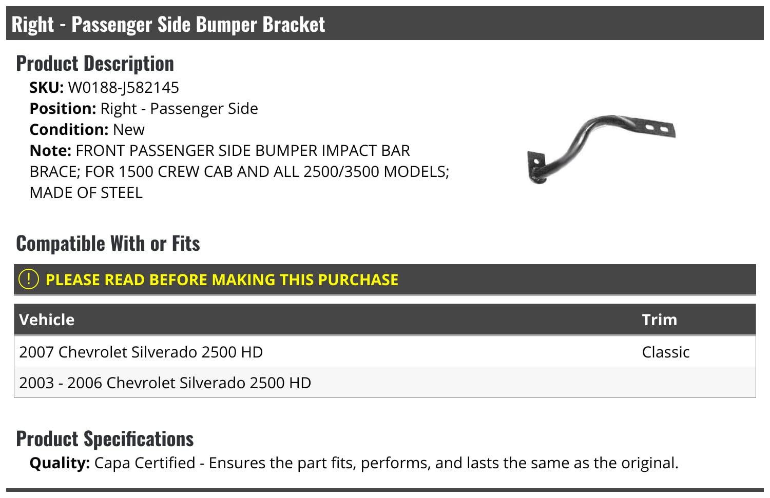 2008 Gmc Sierra 1500 Front Bumper Complete Set Of 6 Front Bumper - Foto 14