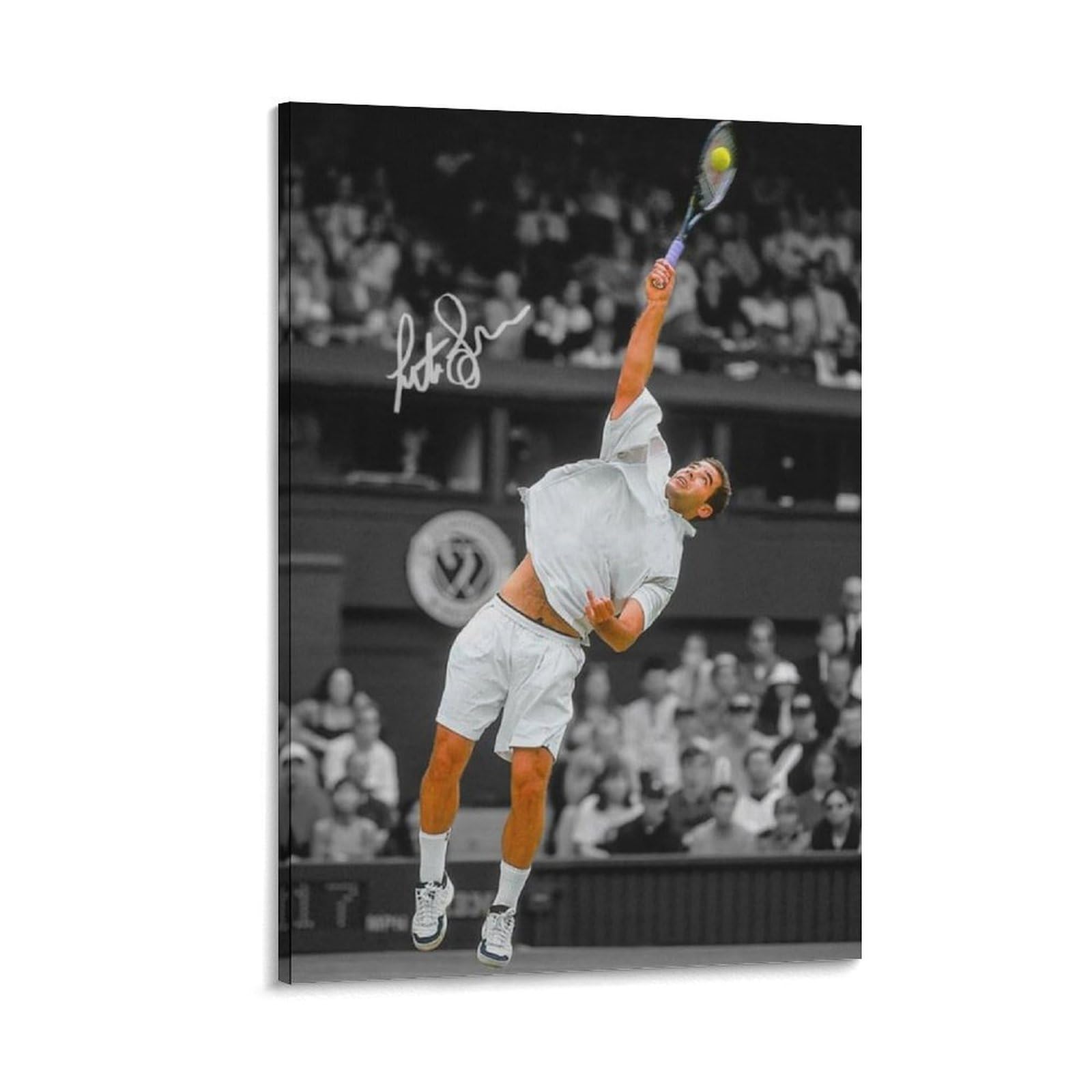 ASUIU Pete Sampras Canvas Poster Artworks Canvas Poster Wall Art Prints Home Modern Decor 16x24inch(40x60cm)