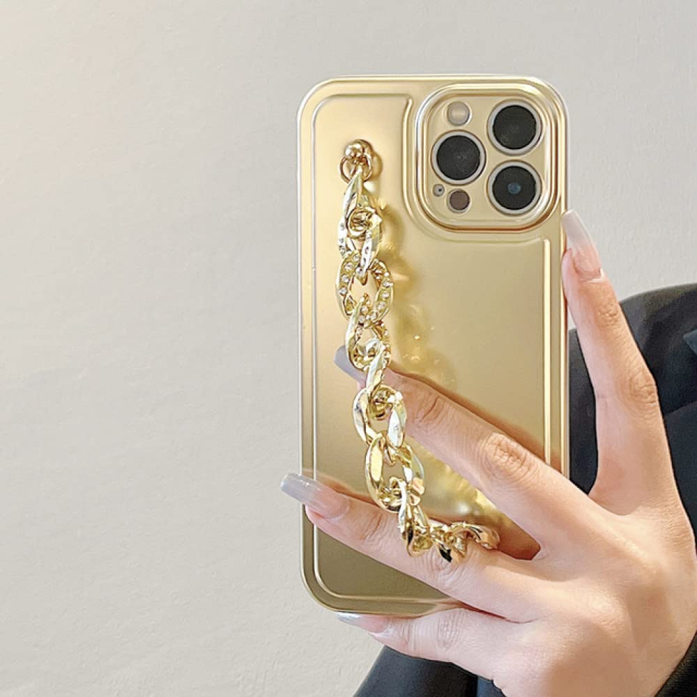 Bracelet IMD case pour iPhone 12 Pro Max avec chaîne dorée Solver - 5