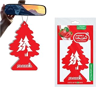 Paper air freshener (fawah) for cars with strawberry tree shape