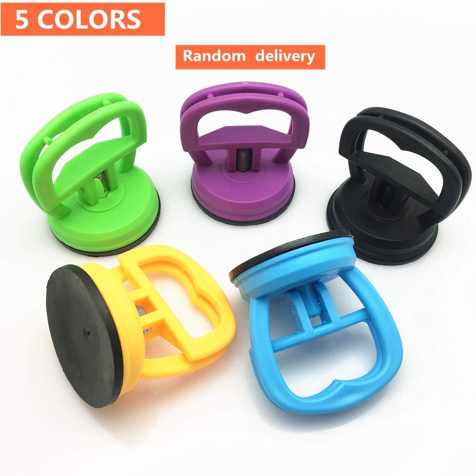 2 Pcs Heavy Duty Suction Cups Ruler Handle(Strong Adsorption) for Quilting Patchwork Ruler DIY Screen Repair Tools (Random Color)