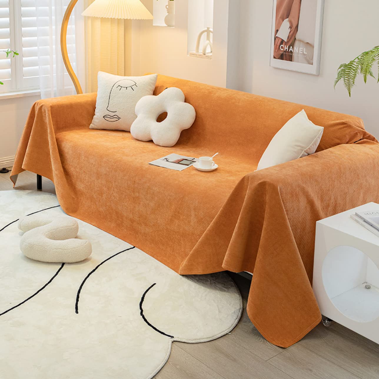 シャネル テーブルクロス マルチカバー コットン