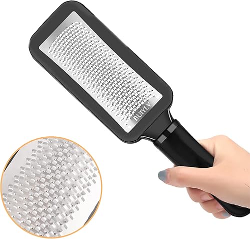 Miniatura 3 de Limas de pie de acero inoxidable pedicura y doble cara lima de pie removedor de piel dura profesional herramienta de cuidado de pies para piel dura