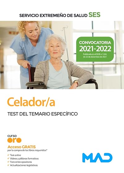 Celador-a del servicio extremeño de salud . Test parte específica