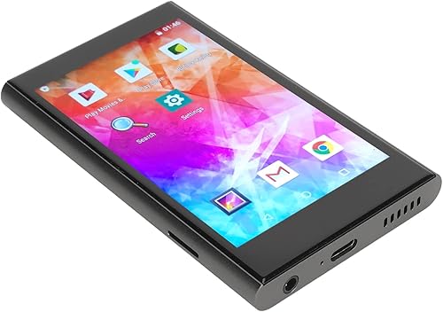 Miniatura 8 de Reproductor MP4 con Bluetooth y WiFi, reproductor MP4 de pantalla táctil completa, reproductor de audio digital de sonido HiFi portátil con altavoz,