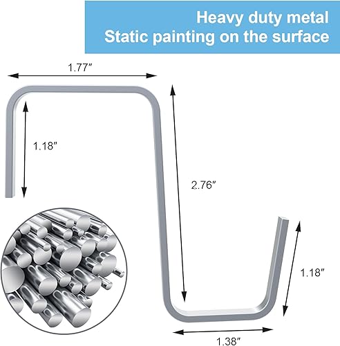Miniatura 6 de FENTEC Organizadores de zapatos para colocar sobre la puerta