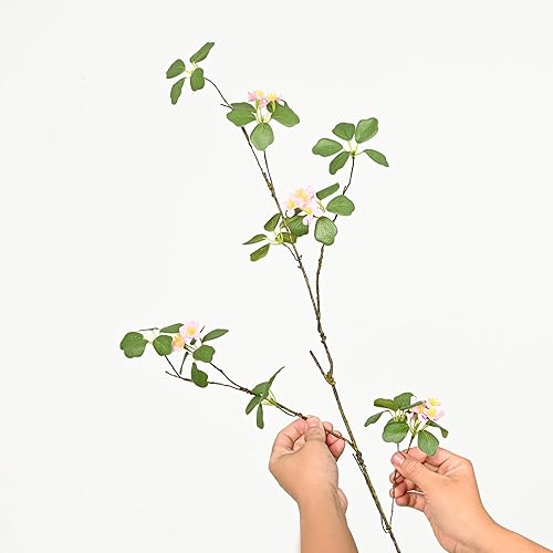 Miniatura 7 de 3 ramas artificiales de imitación para jarrón, cocina, mesa de oficina, granja, caja de ventana, plantas artificiales para tienda, jardín, oficina,