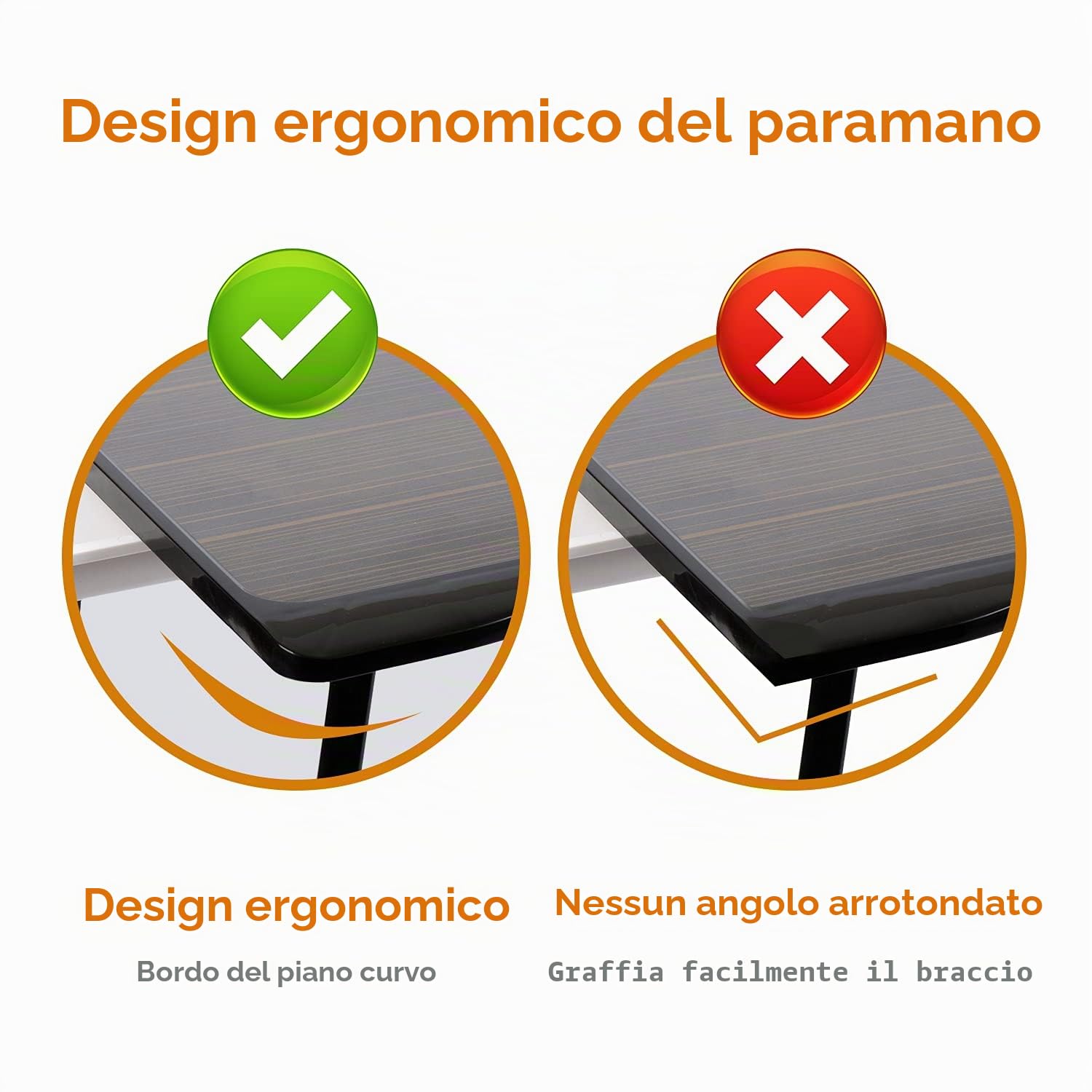 Amaredom - Vassoio da Scrivania per Computer Portatile, Pieghevole, Portatile, Supporto da Lettura con Cassetto e Portabicchieri, per Mangiare La Colazione sul Letto/Divano/Divano - Nero