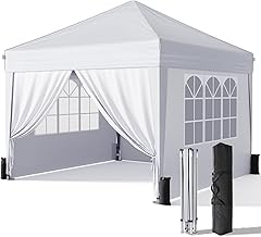 10 Pop Up Gazebo Ideas for Flexible Backyard Shade 54 10x10 Pop Up Canopy with Sidewalls, Outdoor Instant Canopy Tent with Car...