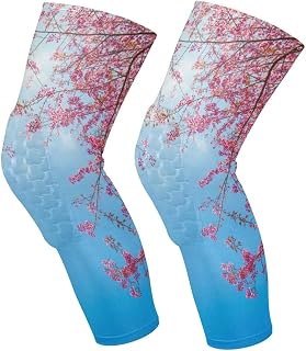 LUNLUMO Flowers Sports Knee-Cap Kneepads Protection for Knees