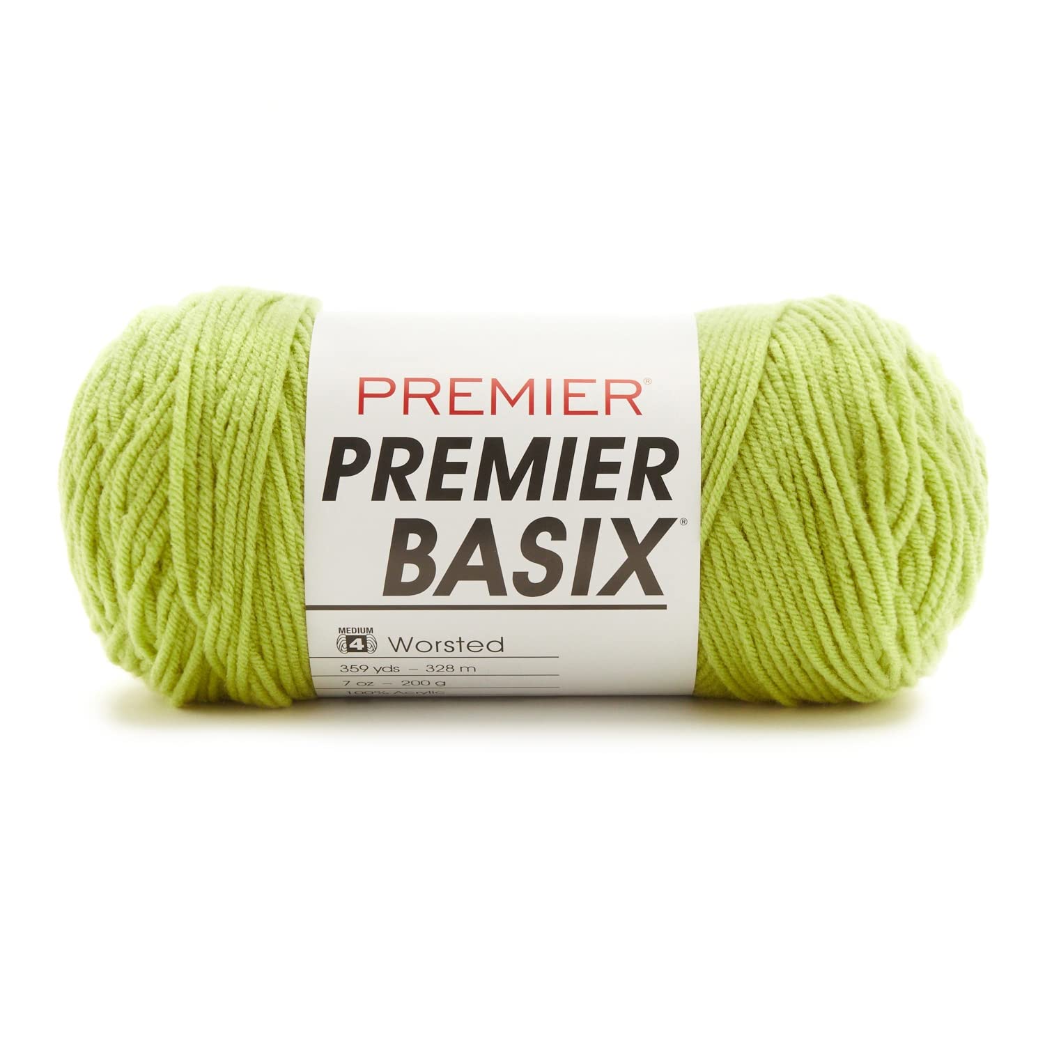 Laine Premier Basix Yarn Lime pelote de fil acrylique vert citron pour tricot