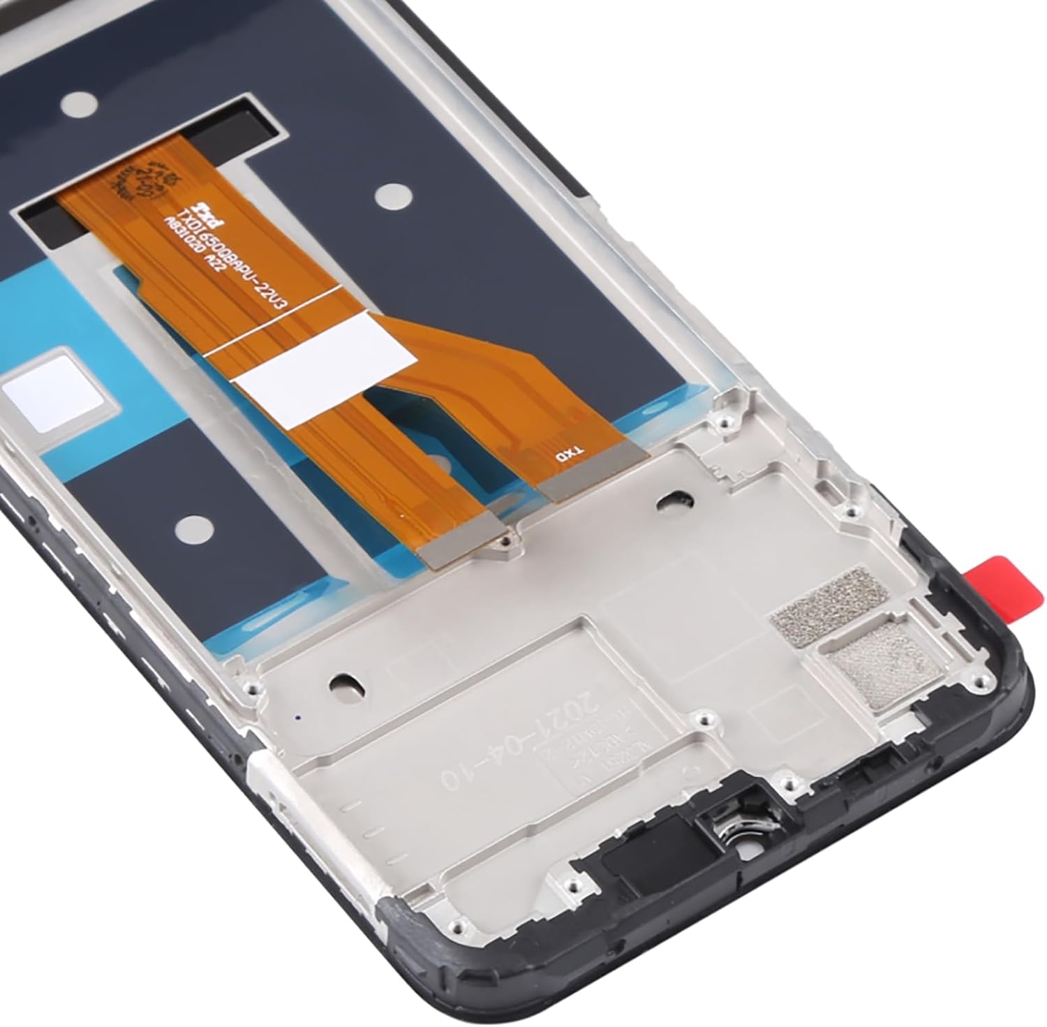 A-MIND for Oppo Realme C20/Realme C21 Screen Replacement Touch Screen Digitizer RMX3063 RMX3061 RMX3201 LCD Display Full Assembly Repair Kits,with Tools(Black with Frame)