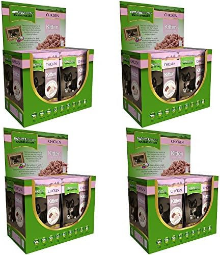 Natures Menu Cat Food Pouch Kitten 4 x (12 x 100g)