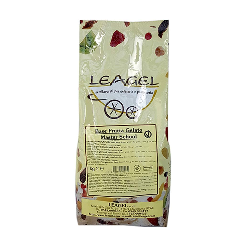 Leagel Base Frutta 50 Gelato Master School Preparato in Polvere 2 Kg