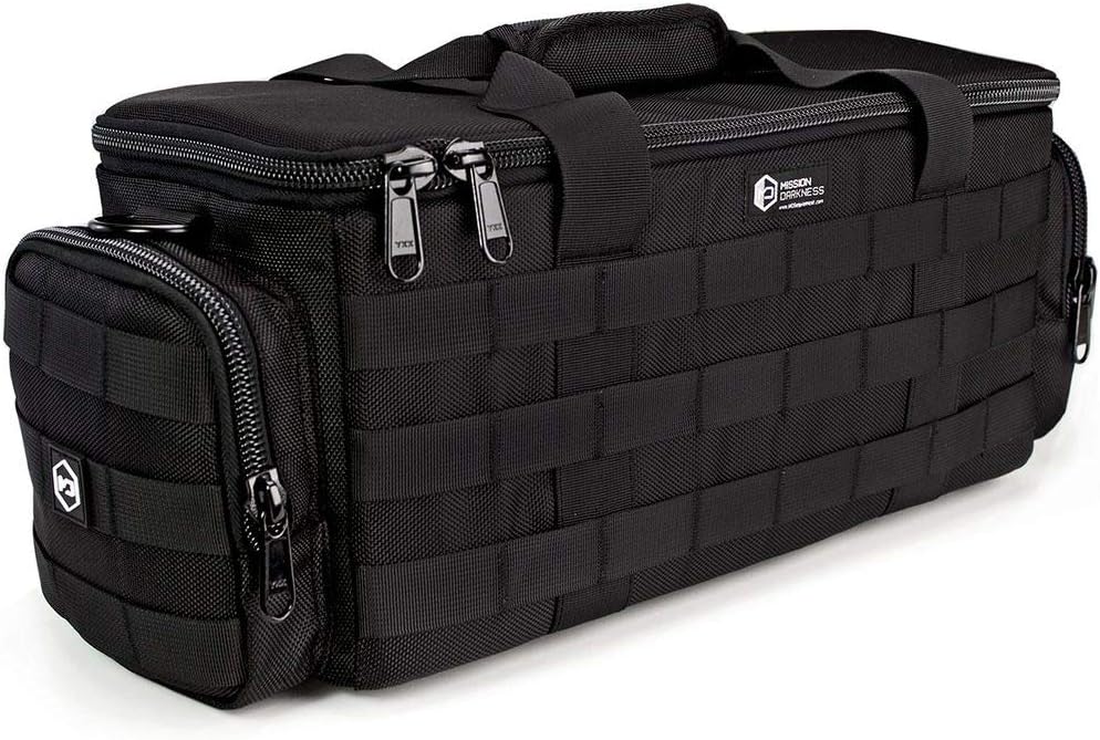 Mission Darkness Padded Utility Faraday Bag // Tactical Gear Bag with MOLLE Webbing and RF Signal Blocking Liner // Shields Delicate Electronics (Night Vision Goggles, Scopes, Cameras, Optics, Phones) - Image 5