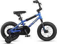 Vista 5 de 12 14 16 18 Inch Kids Bike BMX Style Bicycle with Training Wheels Coaster Brake for 2-10 Years Old Toddlers Boys Girls Multiple