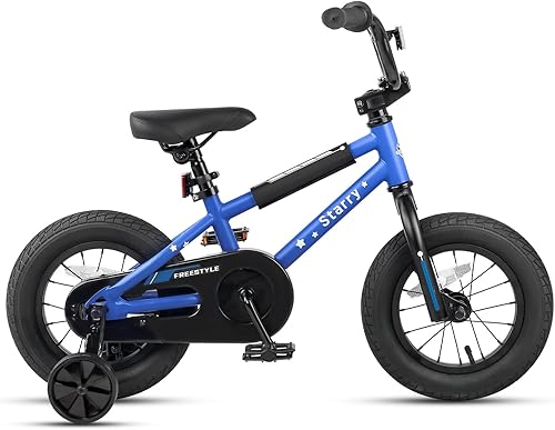 Miniatura 5 de 12 14 16 18 Inch Kids Bike BMX Style Bicycle with Training Wheels Coaster Brake for 2-10 Years Old Toddlers Boys Girls Multiple Colors