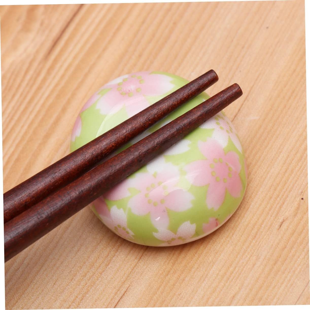 MRKU Soporte para Palillos, Soportes para Palillos de Restaurante, 6 Piezas, cerámica China, Soporte para cucharas y Tenedores, cerámica Japonesa